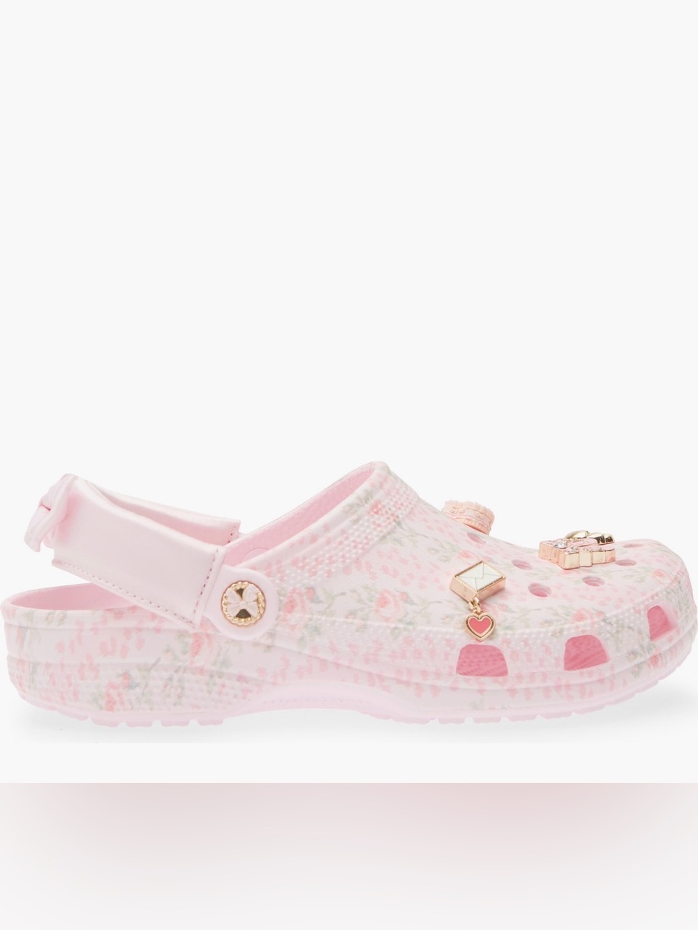 LoveShackFancy Pink Crocs size 9